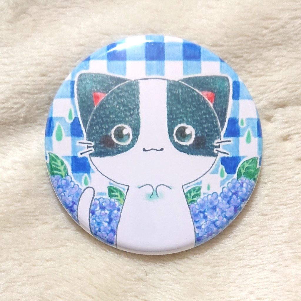 ハチワレさん缶バッチ
