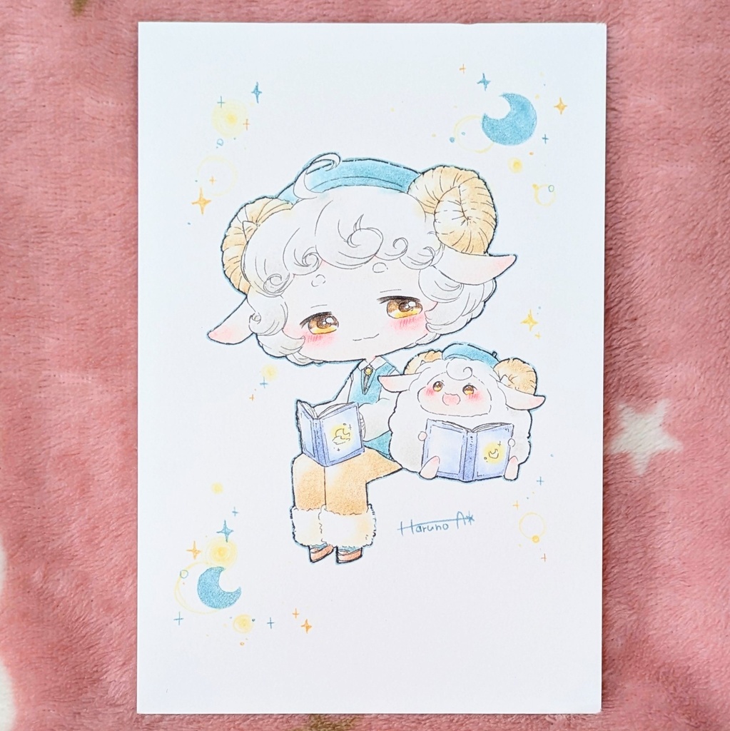 展示ドローイング作品「ひつじくんドローイング」