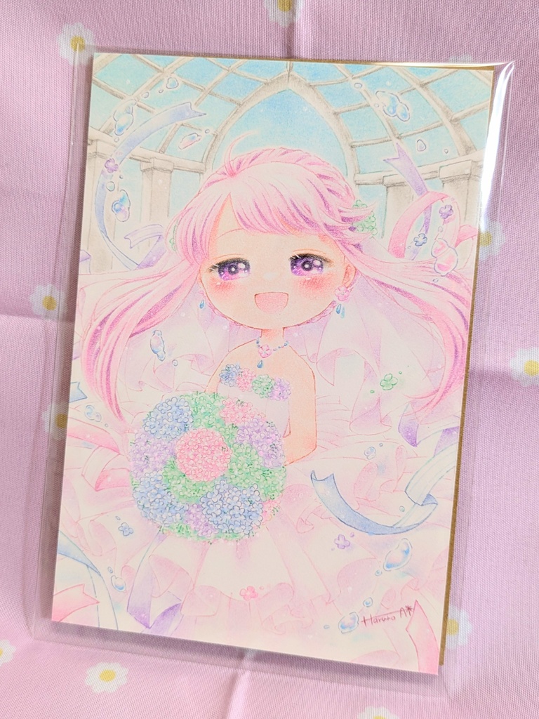 展示原画作品「June Bride Wedding」