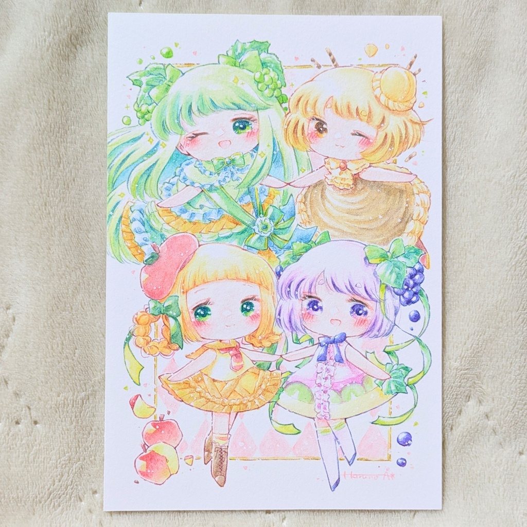 展示原画作品「Autumn sweets Collection」