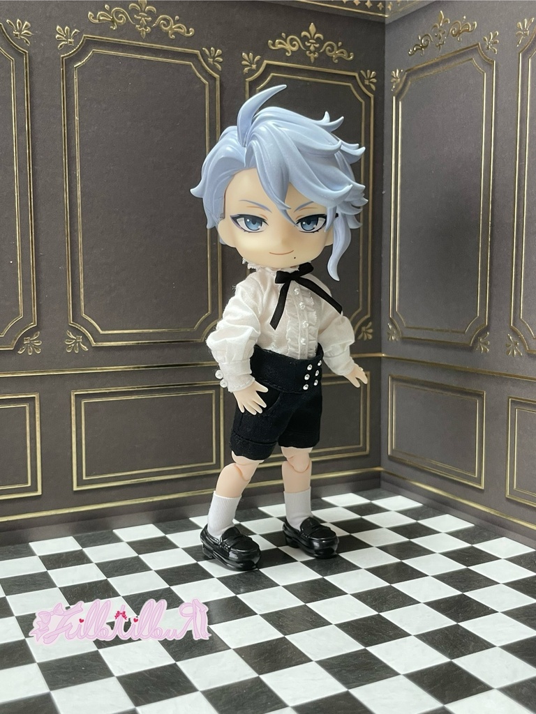 前立てフリルブラウス