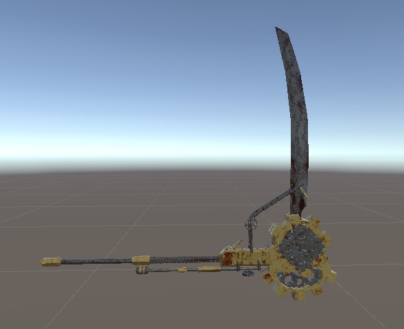 【無料】アニメーション付き!歯車の大鎌