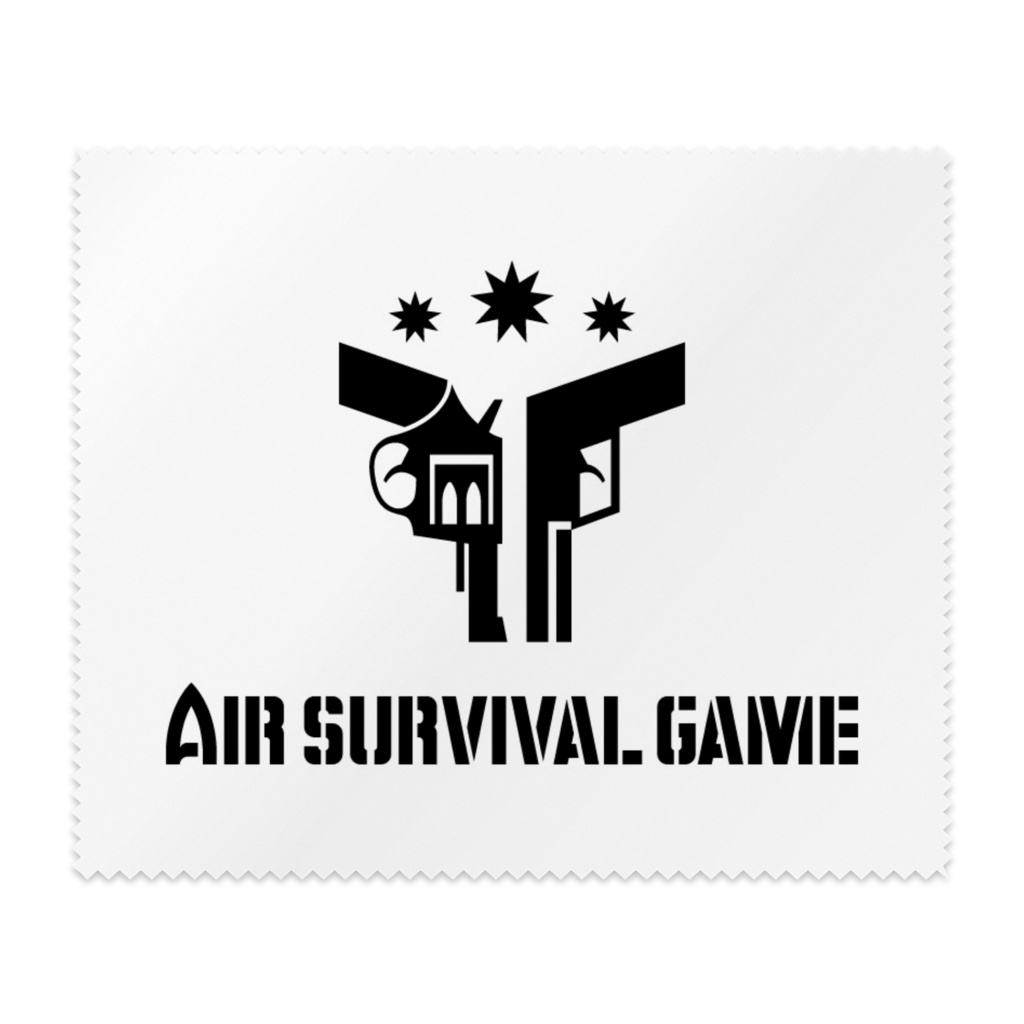 エアサバのモデルガン・メガネ拭き