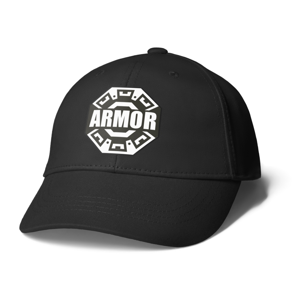 ARMOR祭のロゴキャップ