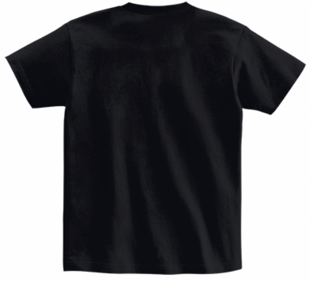 中年探偵団🐵探偵バッチTシャツ🌸 (ブラック)