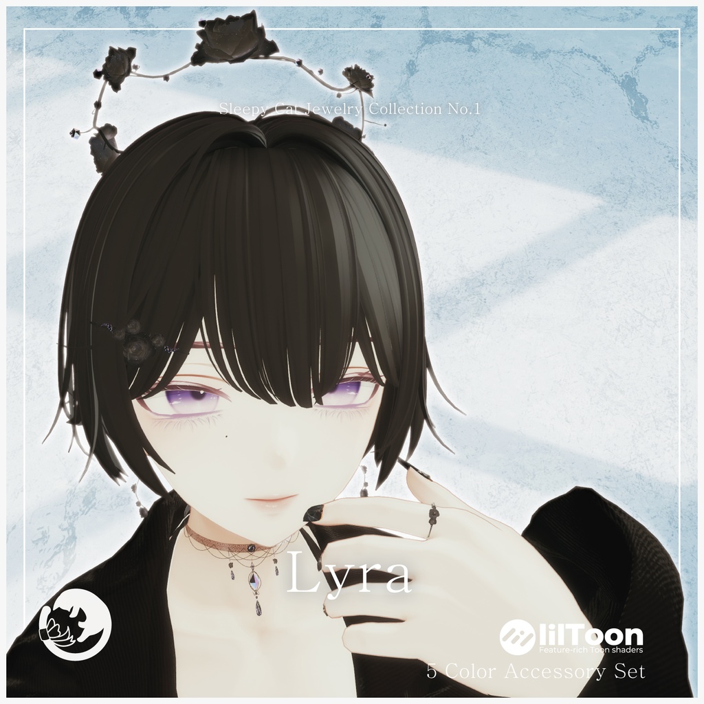 「Lyra」アクセサリー5点セット VRChat想定