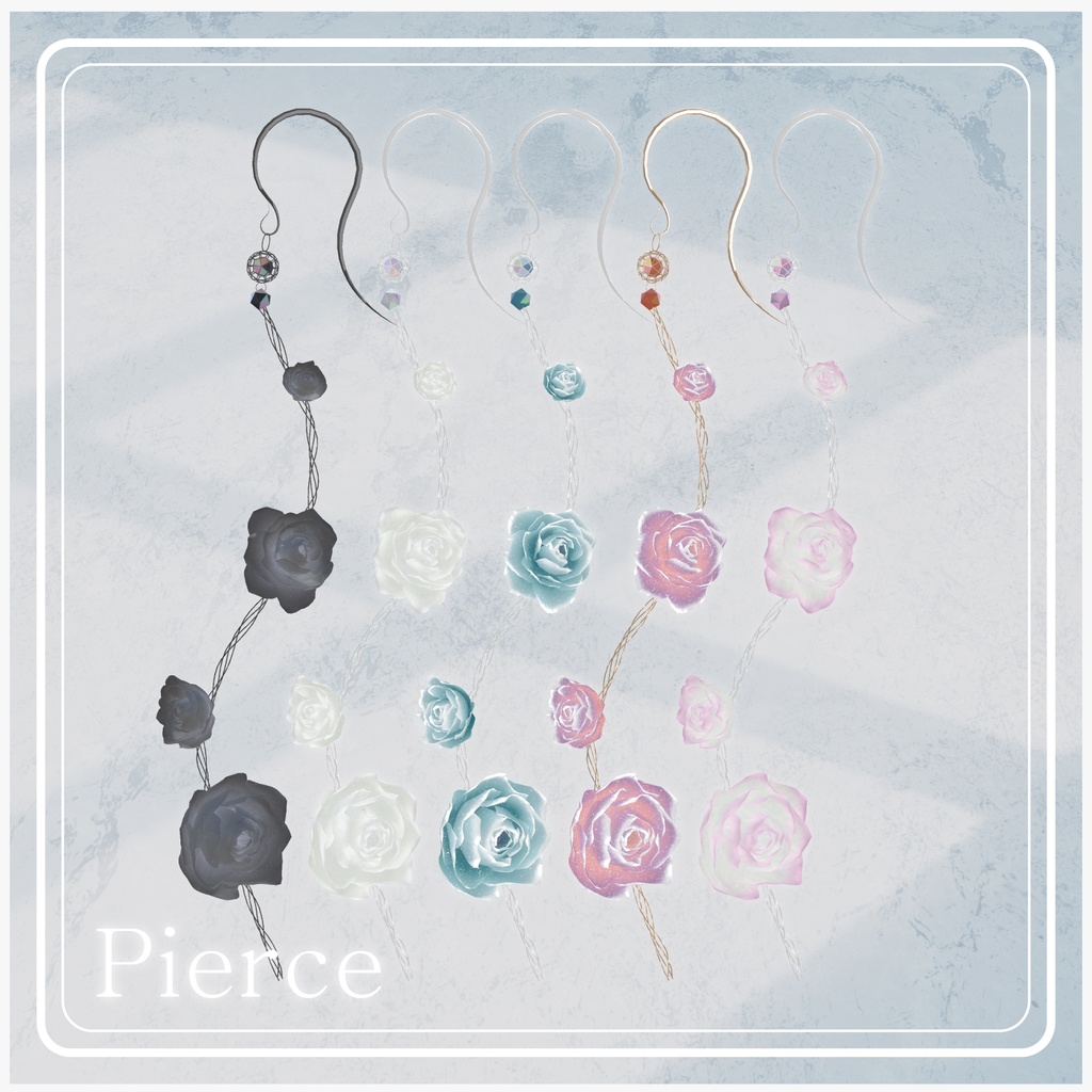 「Lyra」アクセサリー5点セット VRChat想定