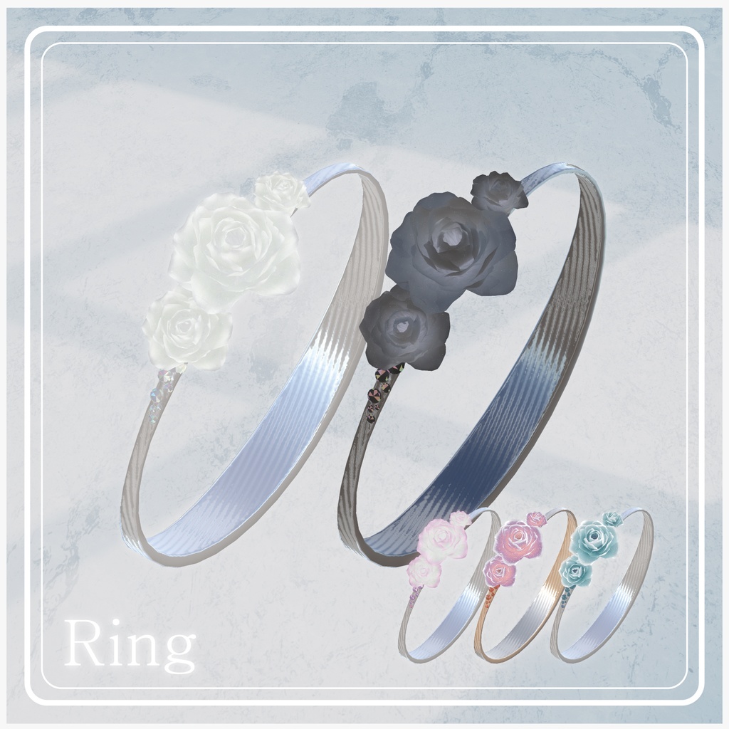 「Lyra」アクセサリー5点セット VRChat想定