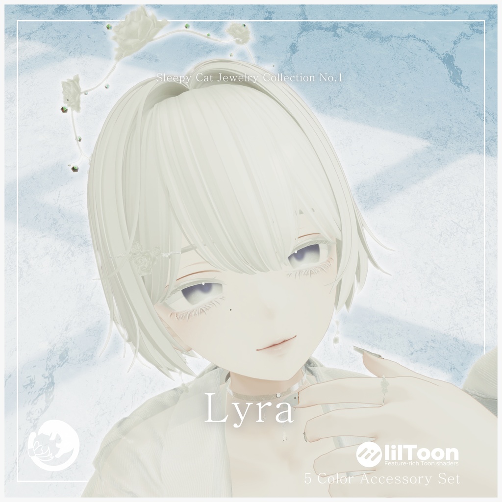 「Lyra」アクセサリー5点セット　VRChat想定