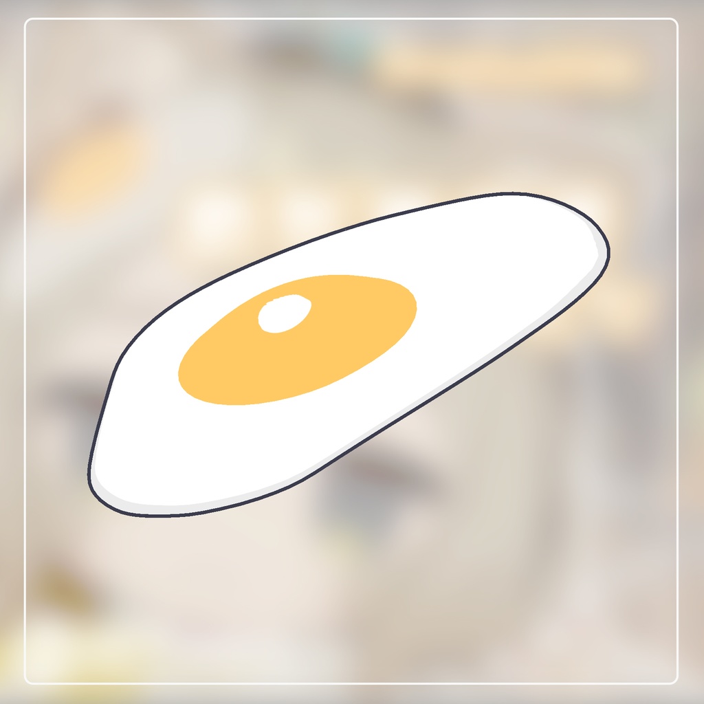 【全アバター対応】めだまやきへあぴん