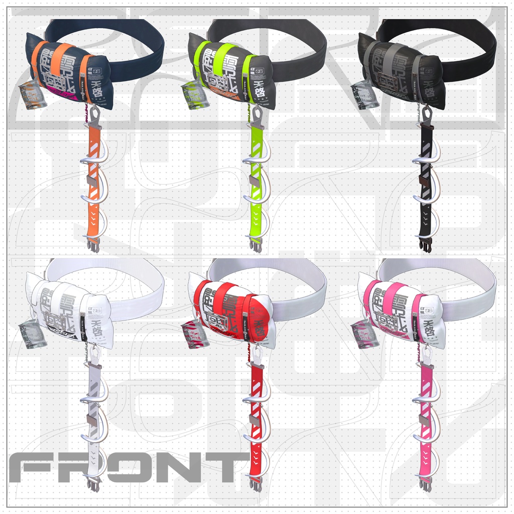 【3D小道具】ポーチ型アクセサリー ZERO-001