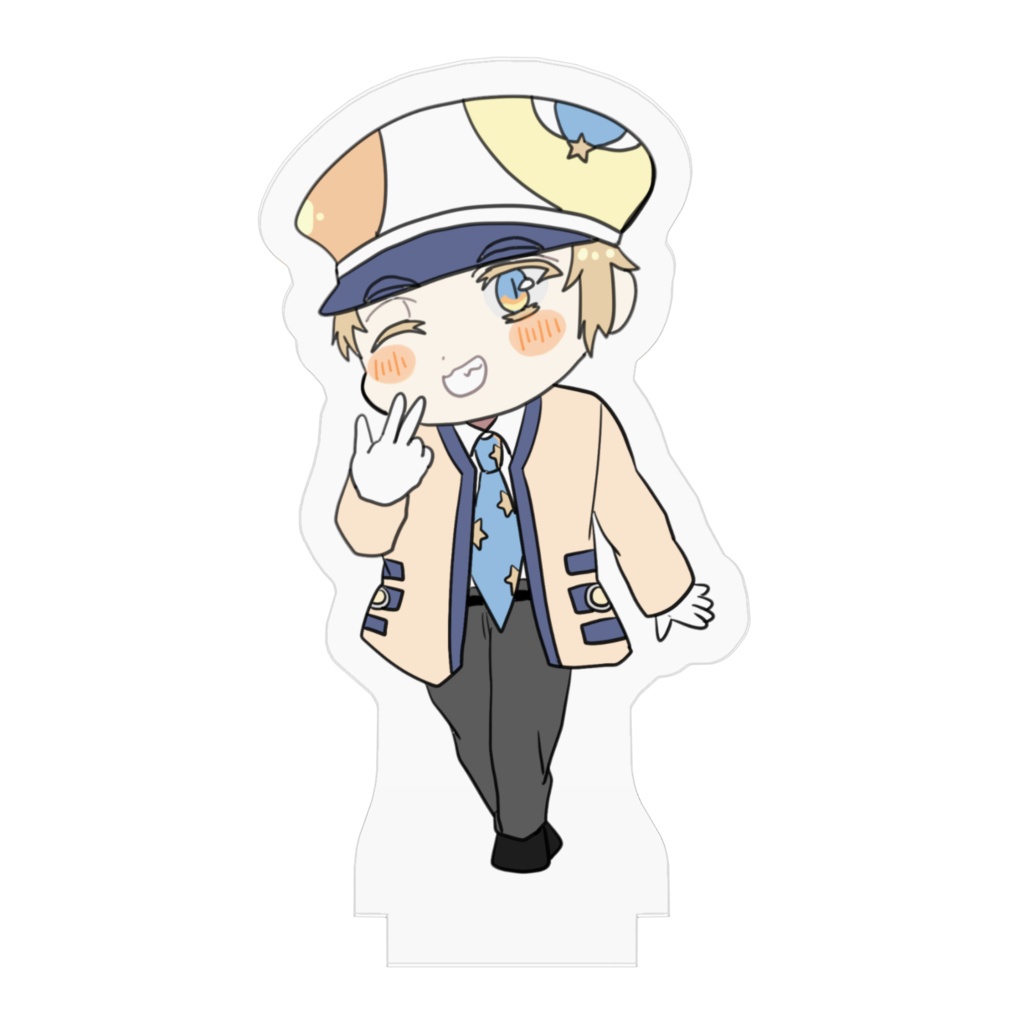 れっしゃたちのミニアクリルスタンド