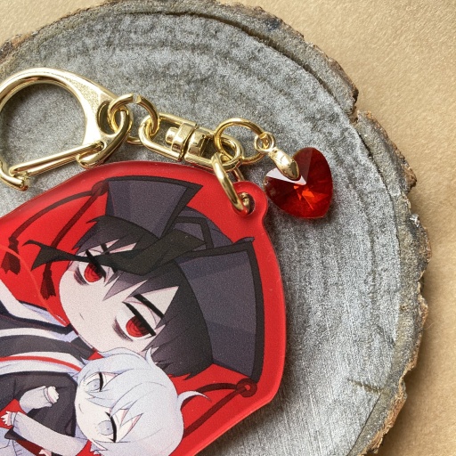 アクリルキーホルダー┃黒墨さんと旦那様