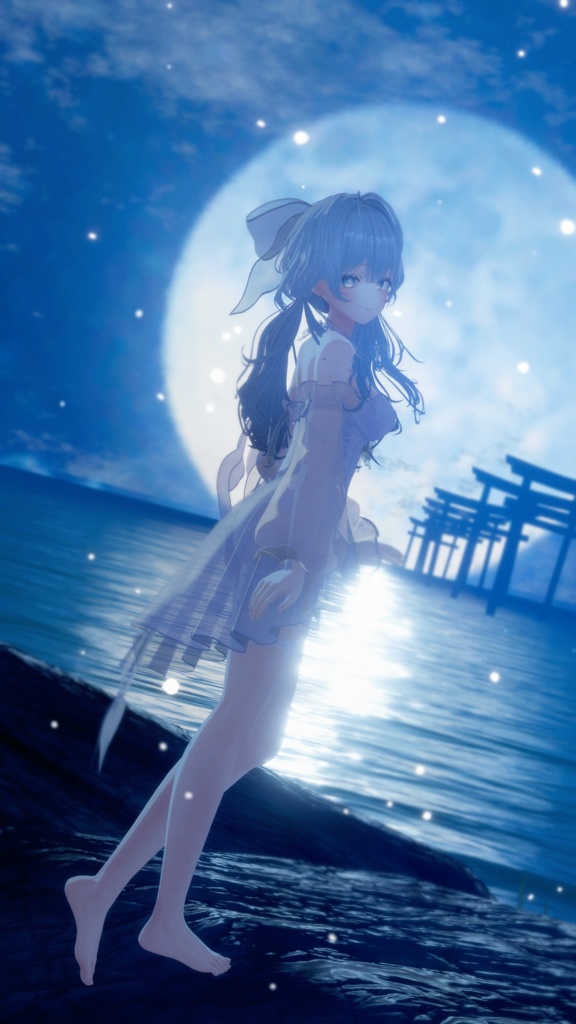 ふわふわ雪パーティクルギミック #MOMOCIRCULO