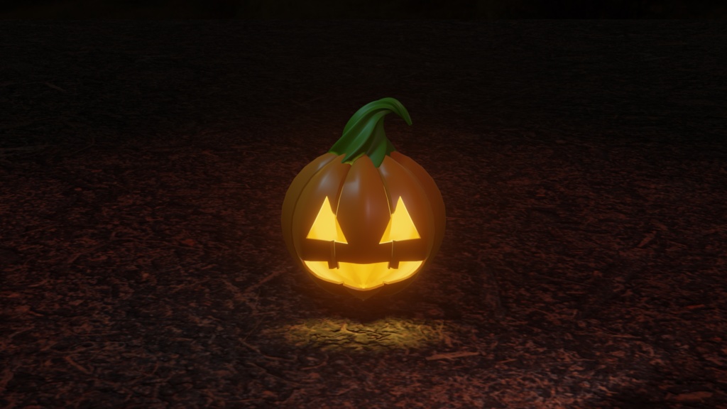 【3Dモデル】ハロウィン パンプキン