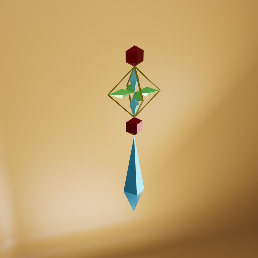 クリスタルな飾り物