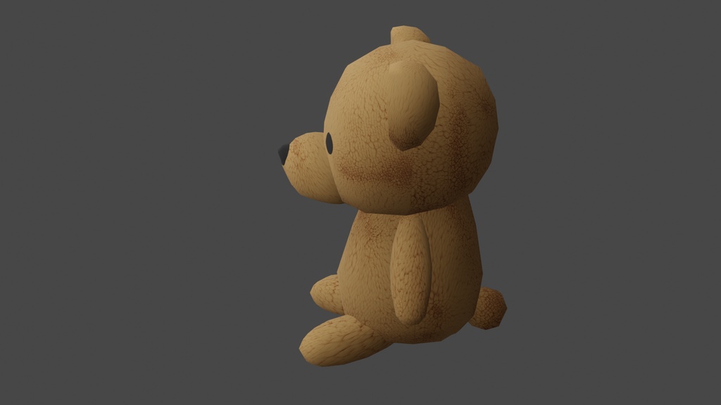 【3Dモデル】テディベア