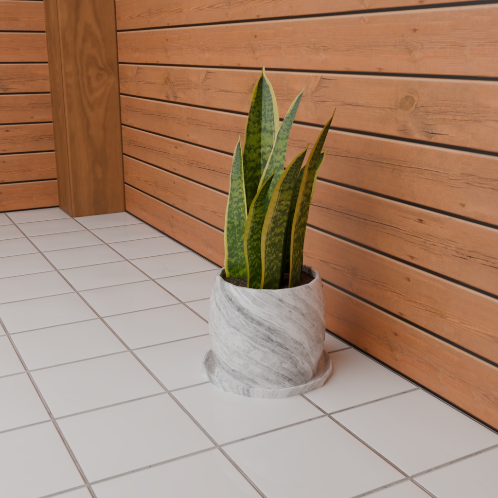 【3Dモデル】サンスベリア