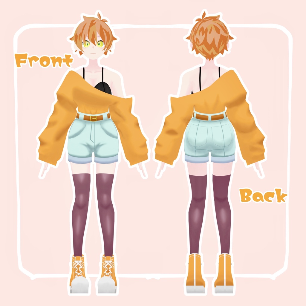 夕陽 Yuuhi【オリジナル3Dモデル】 - aki-3dmodel - 2/5