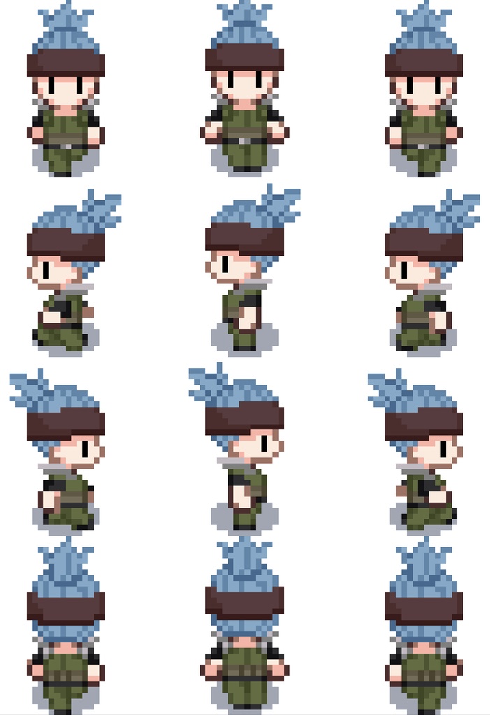 【ピクスク用】アバター二種