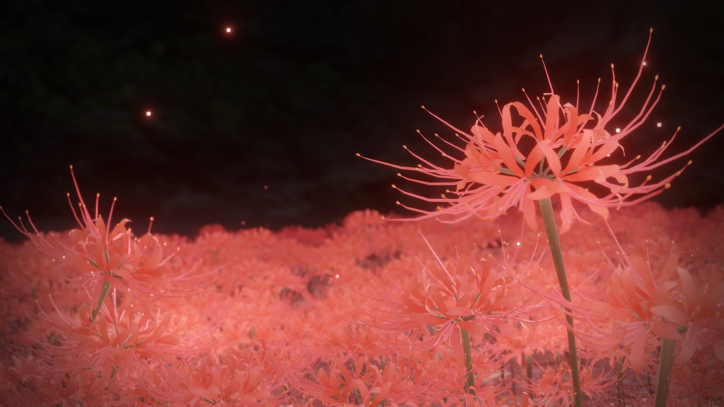 【無料3Dモデル】彼岸花