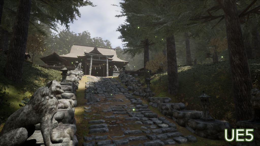 【3Dモデルセット】神社のアセット一式 Unityパッケージ付