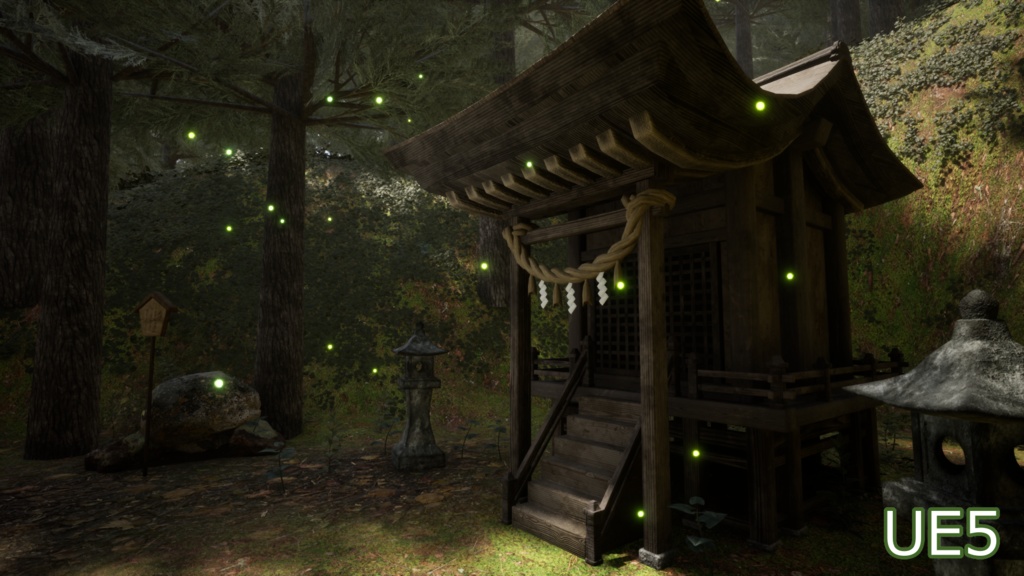 【3Dモデルセット】神社のアセット一式 Unityパッケージ付