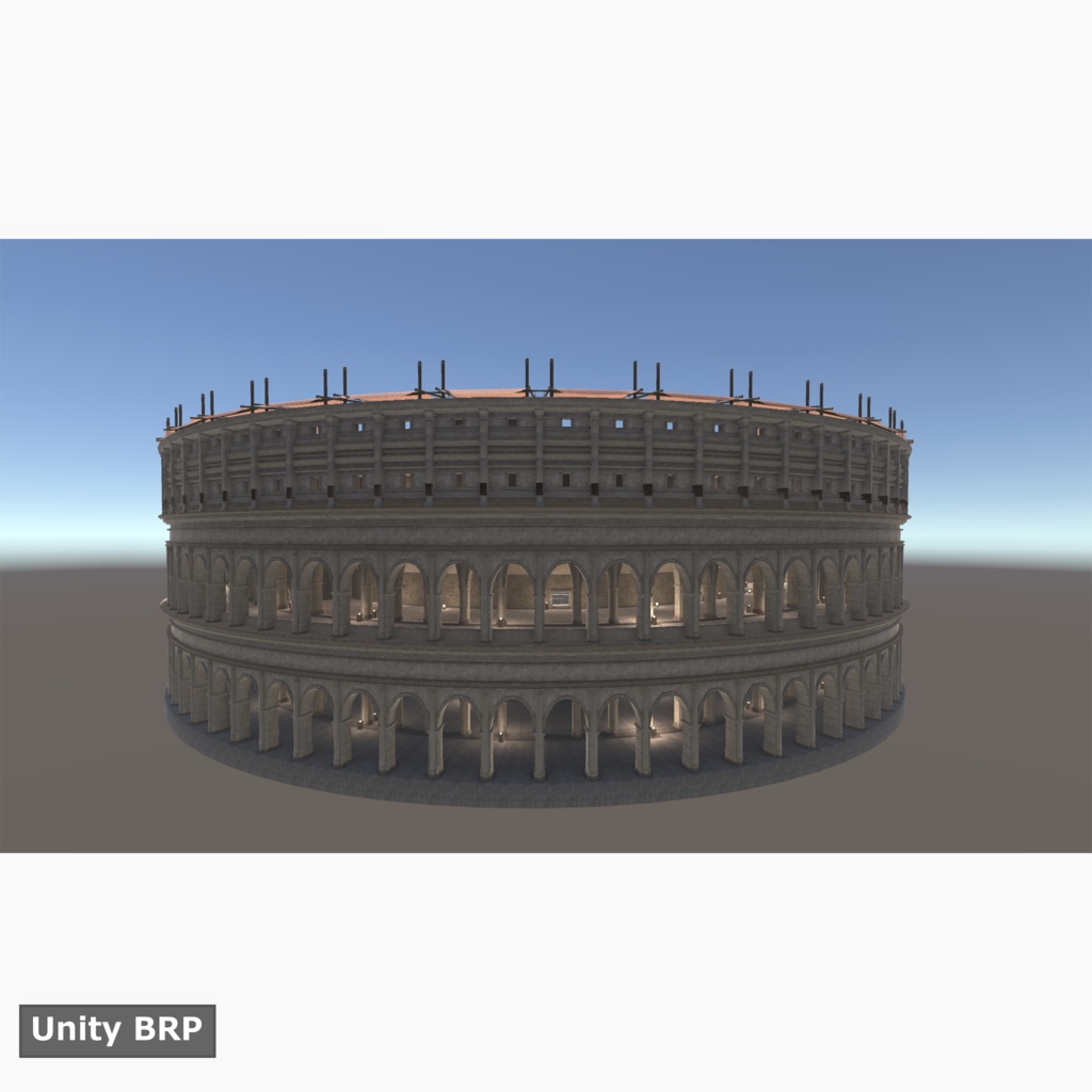 【3Dモデルセット】闘技場 UnityPackage付き