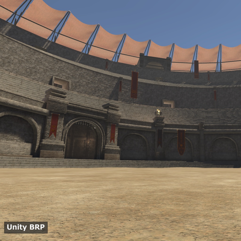 【3Dモデルセット】闘技場 UnityPackage付き