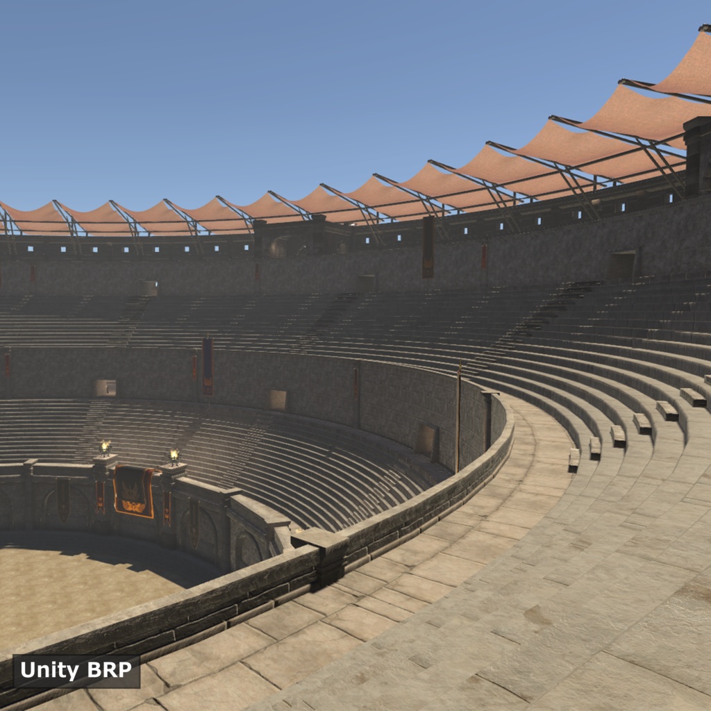 【3Dモデルセット】闘技場 UnityPackage付き