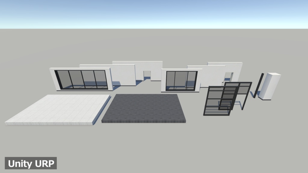 【3Dモデルセット】オフィス Unitypackage付き