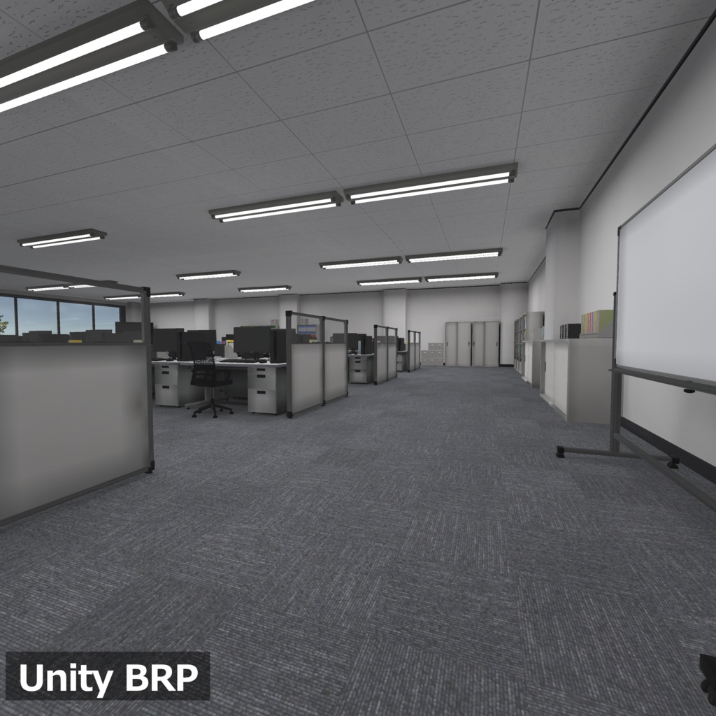 【3Dモデルセット】オフィス Unitypackage付き