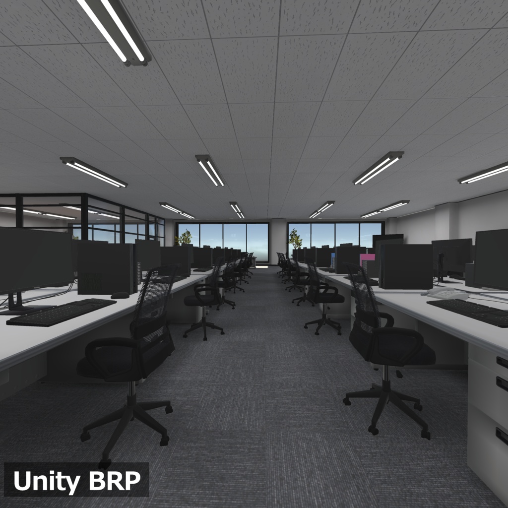 【3Dモデルセット】オフィス Unitypackage付き