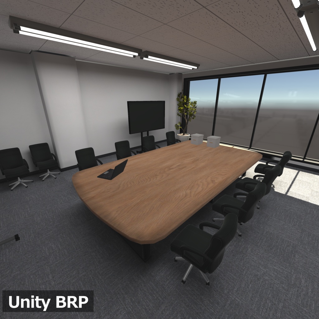 【3Dモデルセット】オフィス Unitypackage付き