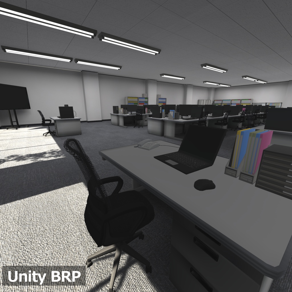 【3Dモデルセット】オフィス Unitypackage付き