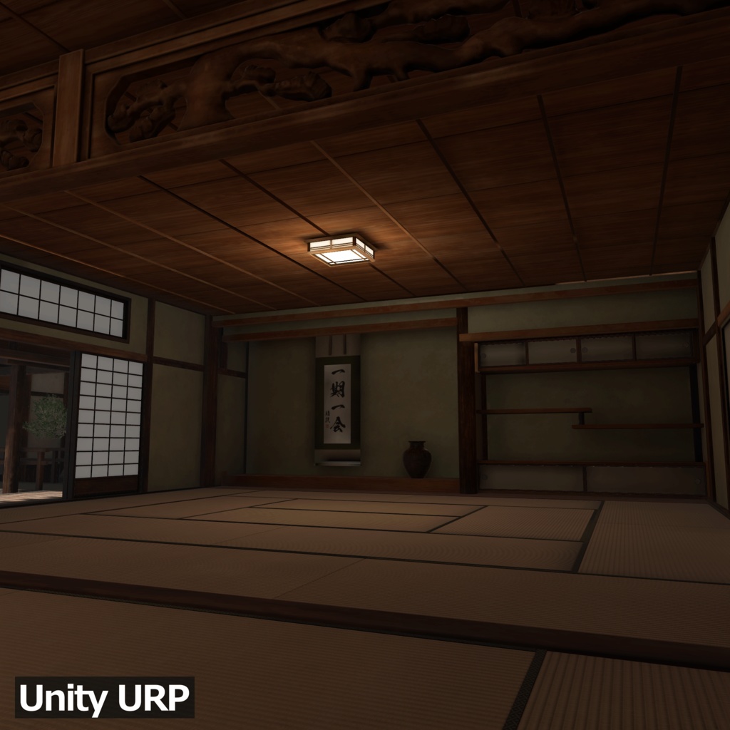 【3D環境アセット】日本庭園と和風建築 UnityPackage付き