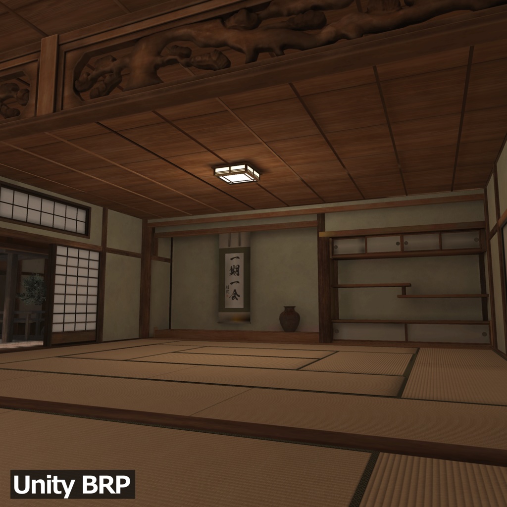 【3D環境アセット】日本庭園と和風建築 UnityPackage付き