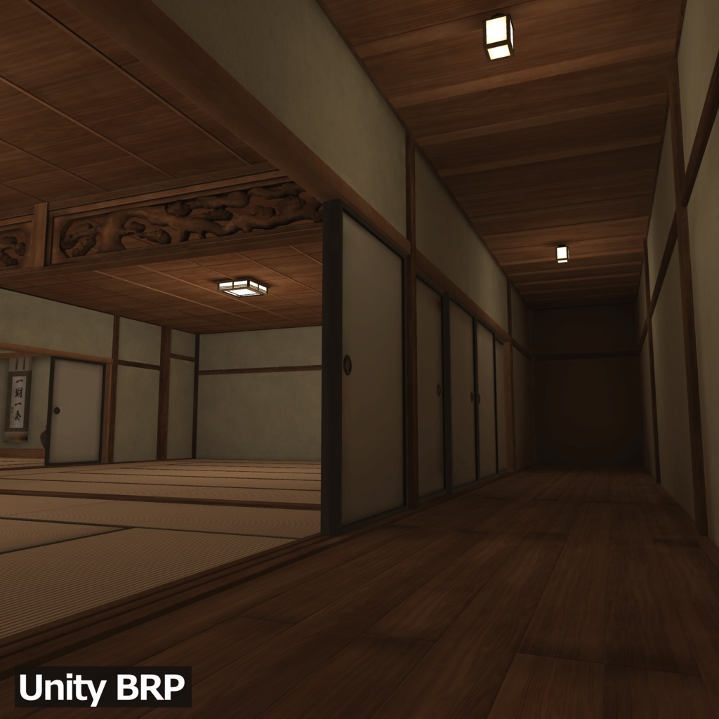 【3D環境アセット】日本庭園と和風建築 UnityPackage付き