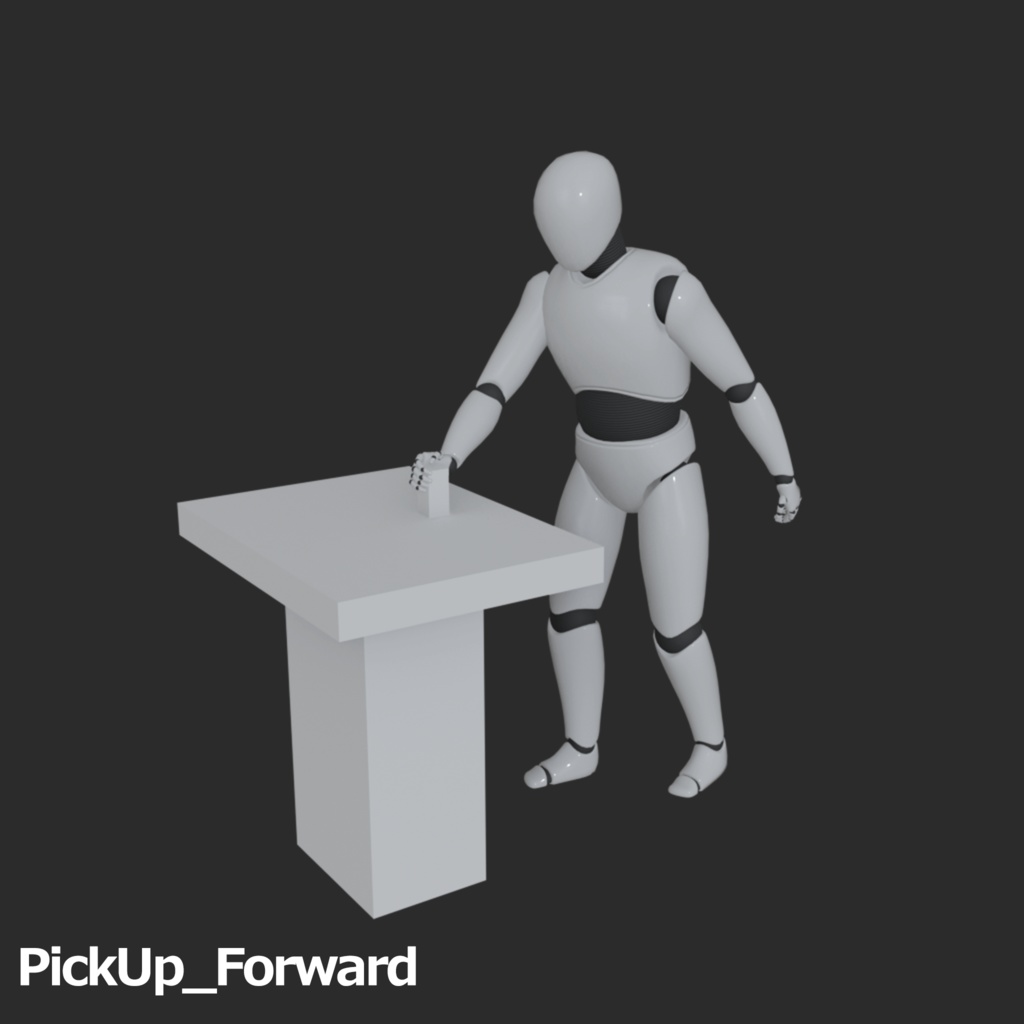 【無料3Dモーション】Humanoid準拠 インタラクト系アニメーション