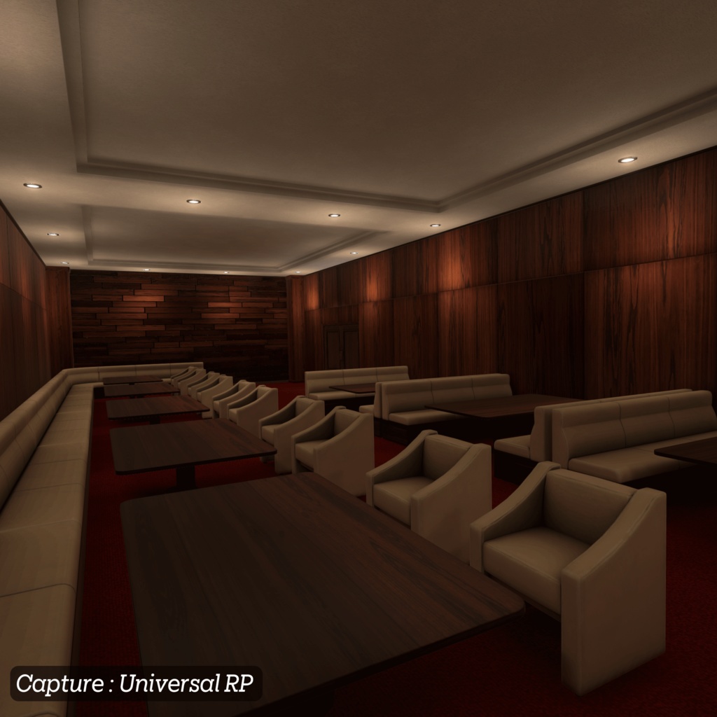 【3D環境アセット】バーとラウンジの環境アセット Unitypackage付き