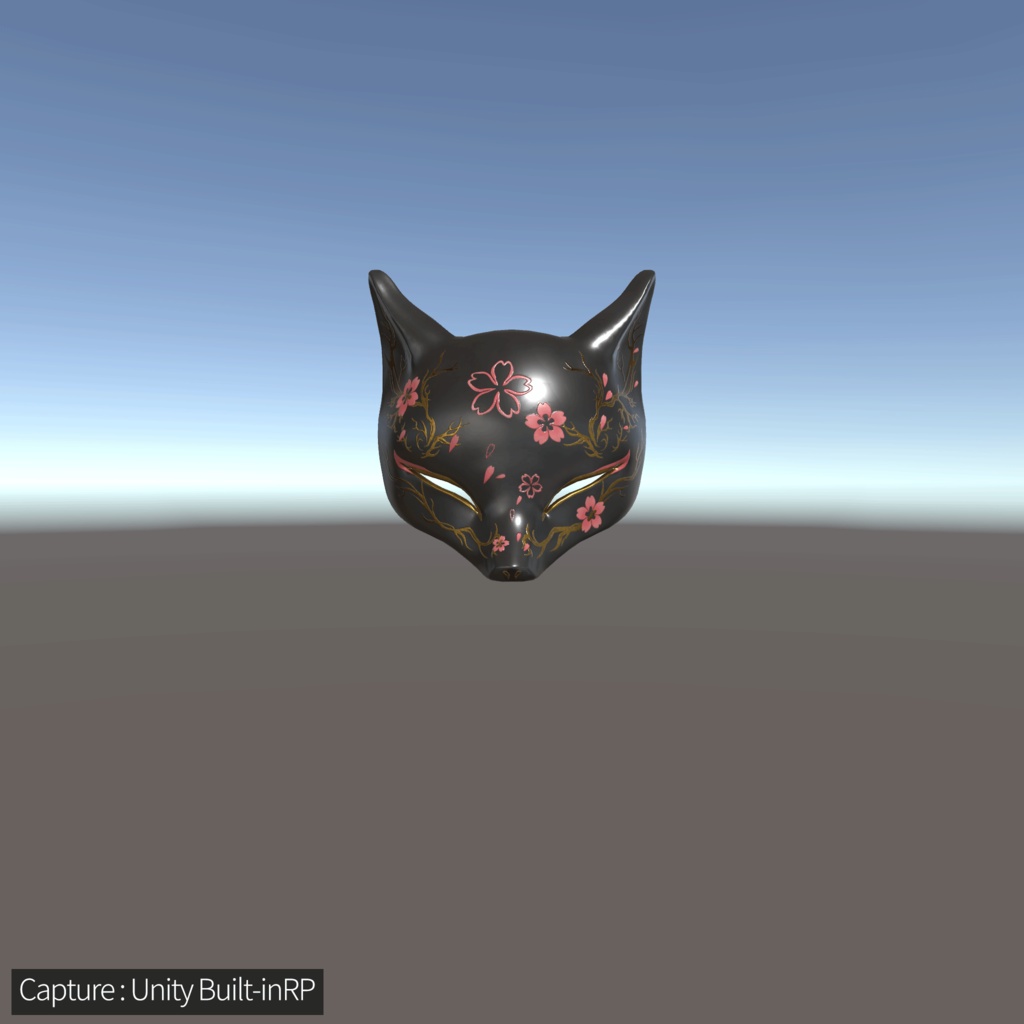 【3Dモデルセット】和風のお面4種セット