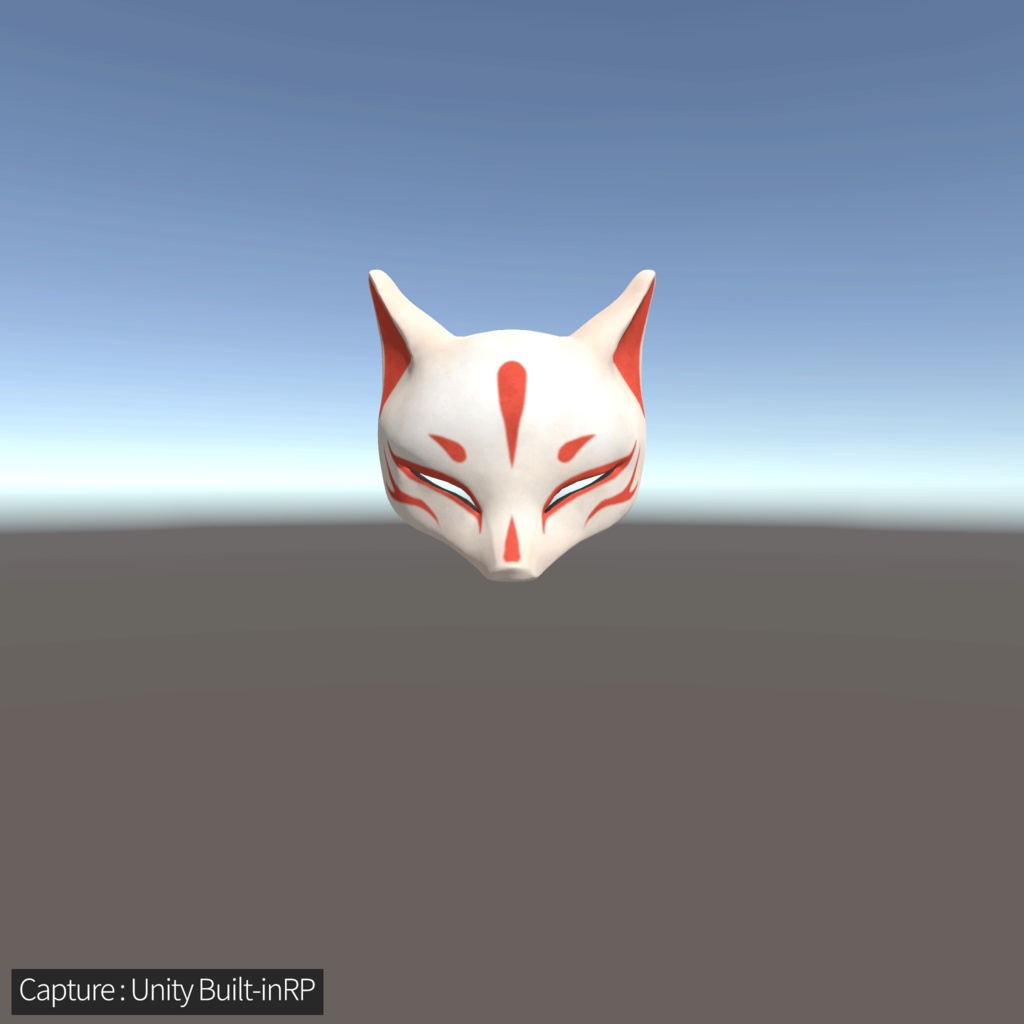 【3Dモデルセット】和風のお面4種セット
