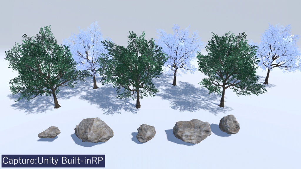 【3D環境アセット】光る花の丘