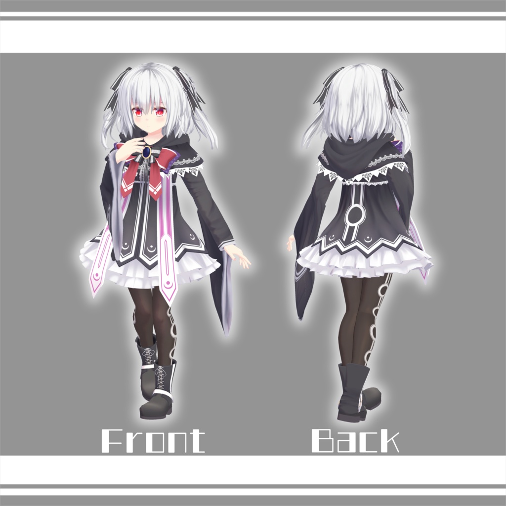 オリジナル3Dモデル「リスティ -Liθty-」