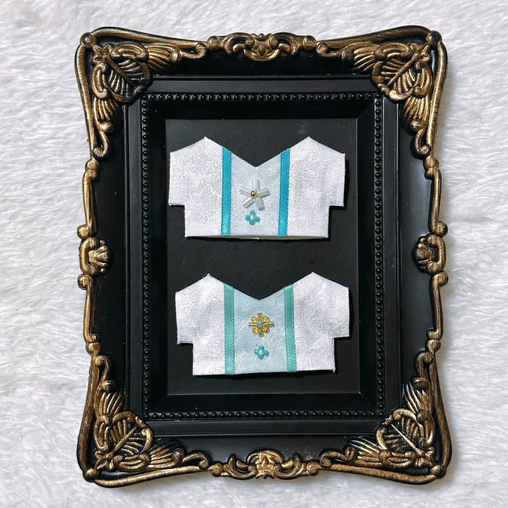 【10㎝】ビーズ刺繍シャツ