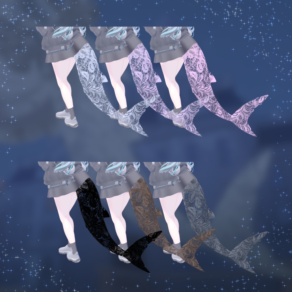 🦈【ルルネ用】Racetail【VRchat】