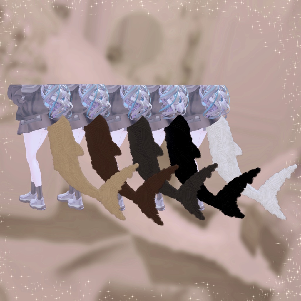 🦈【ルルネ用】Knittail【VRchat】