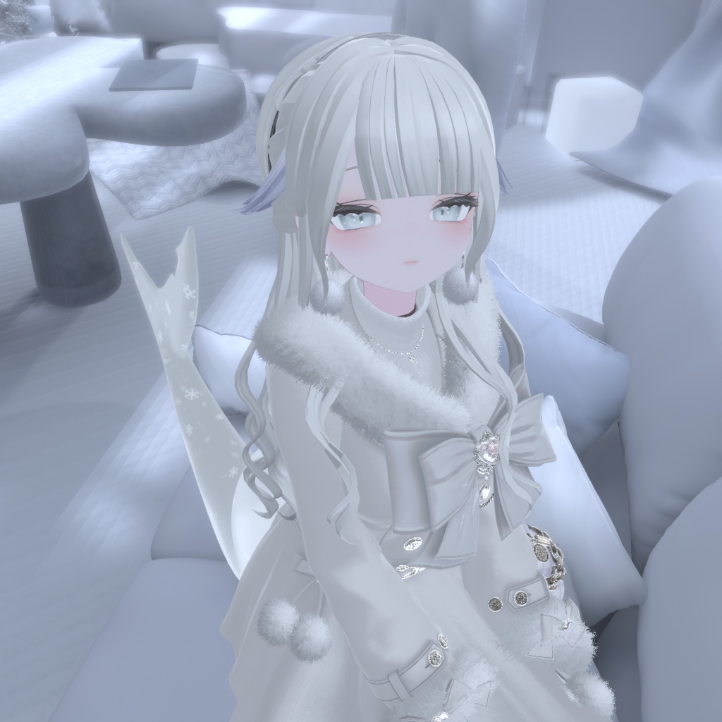 🦈【ルルネ用】雪が動くSnowtail【VRchat】