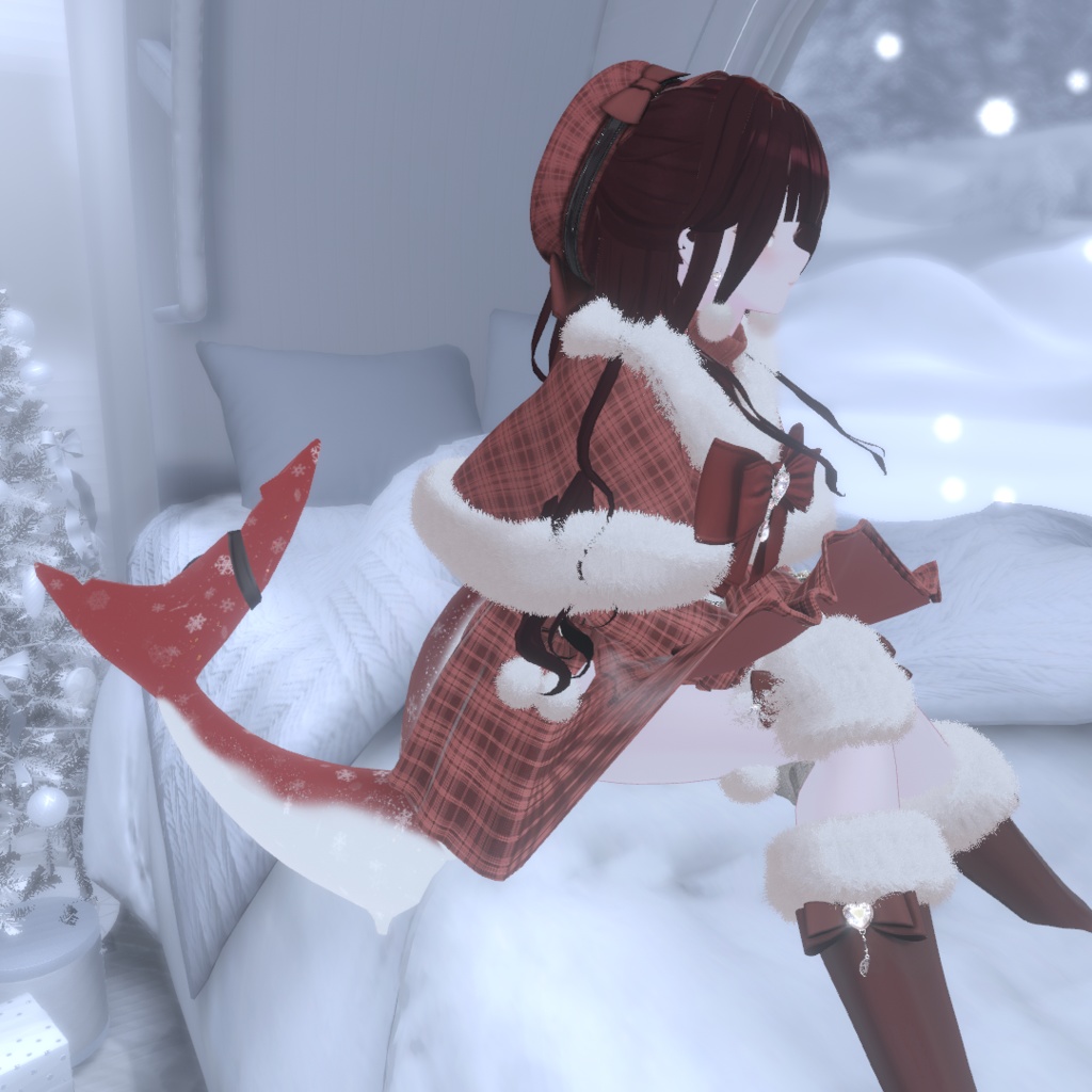 🦈【ルルネ用】雪が動くSnowtail【VRchat】