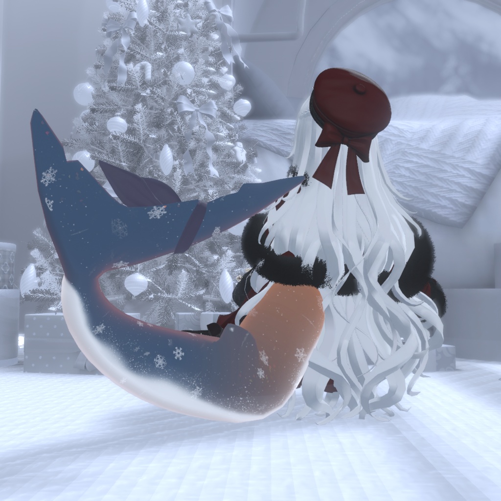 🦈【ルルネ用】雪が動くSnowtail【VRchat】